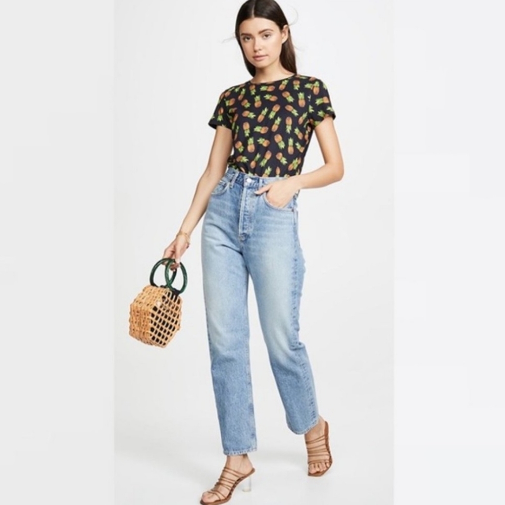 Alice + Olivia Lyn Pineapple Print Tee, NWT 🍍🍍